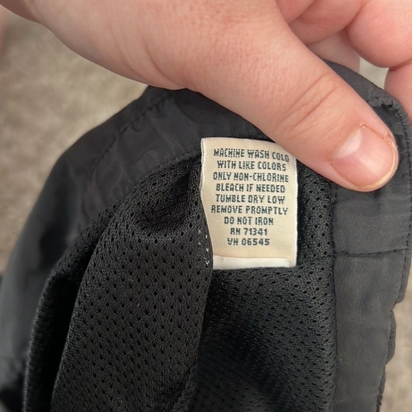 L.L. Bean Charcoal Gray Drawstring Pull On Swim Shorts Swim Cover Lined Size XS - Picture 7 of 7